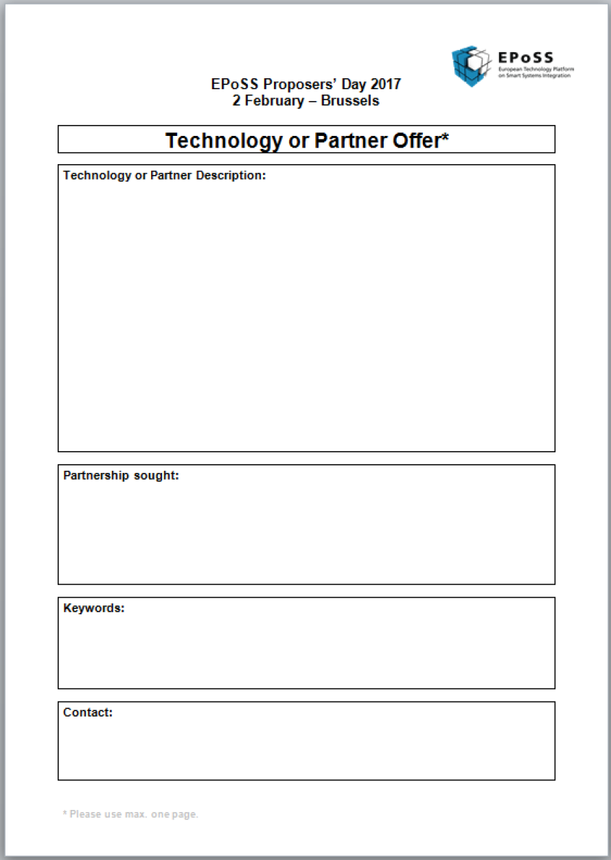 Technology or Partner Offer
