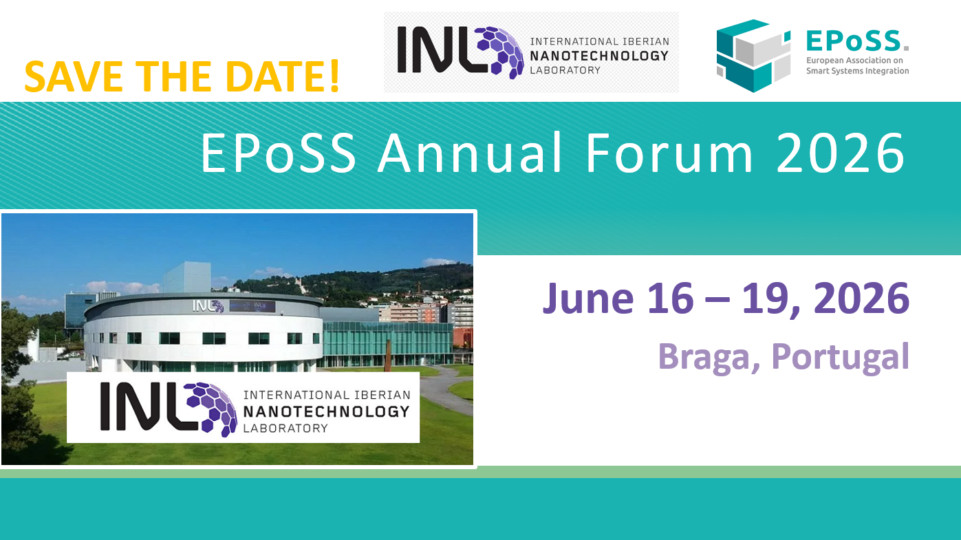 The Picture shows a visual with the host INL and the date and location of the EPoSS Annual Forum
