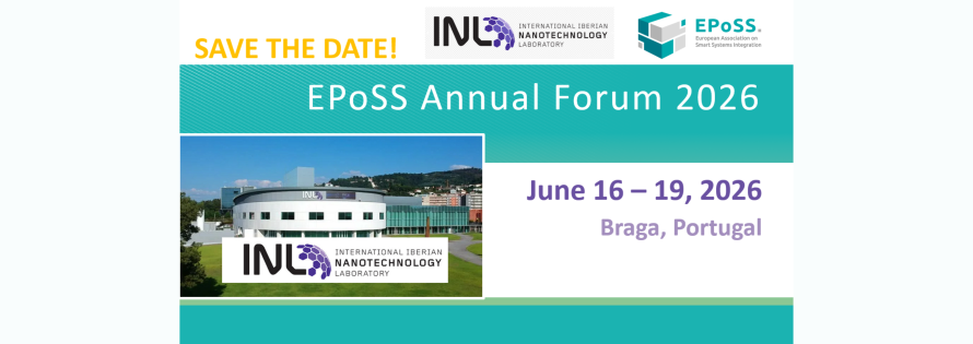 Visual EPoSS Annual Forum 2026 - Save the date Visual shows date and title of Annual Forum 2026