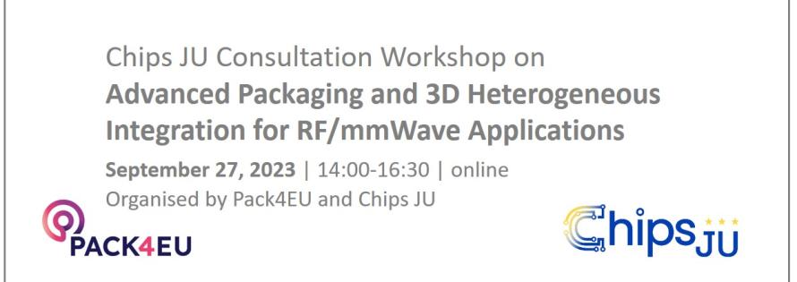 Visual Pack4EU Workshop mmWave