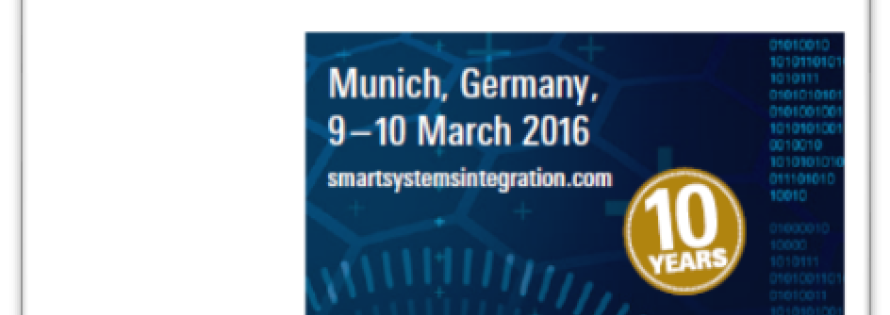 SSI 2016: International Conference and Exhibition on Integration Issues of Miniaturized Systems SQUARE