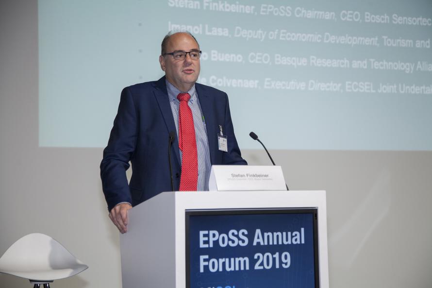 Opening Session, Stefan Finkbeiner, EPoSS Chairman, CEO, Bosch Sensortec Opening Session, Stefan Finkbeiner, EPoSS Chairman, CEO, Bosch Sensortec