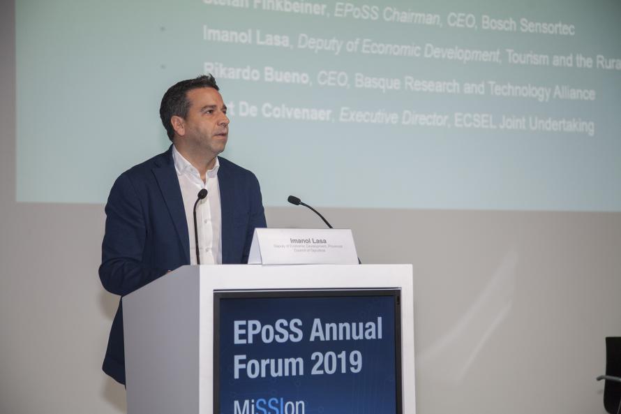 Opening Session, Imanol Lasa, Deputy of Economic Development, Provincial Council of Gipuzkoa Opening Session, Imanol Lasa, Deputy of Economic Development, Provincial Council of Gipuzkoa