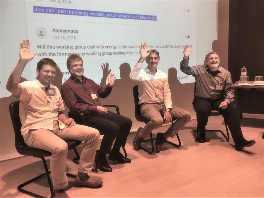 Panel Discussion on scope of Working Group Energy