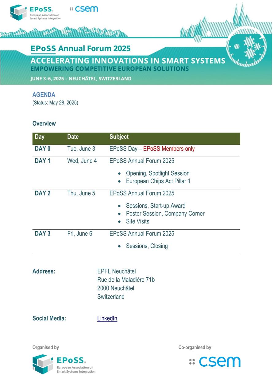 AF2025 Agenda 1