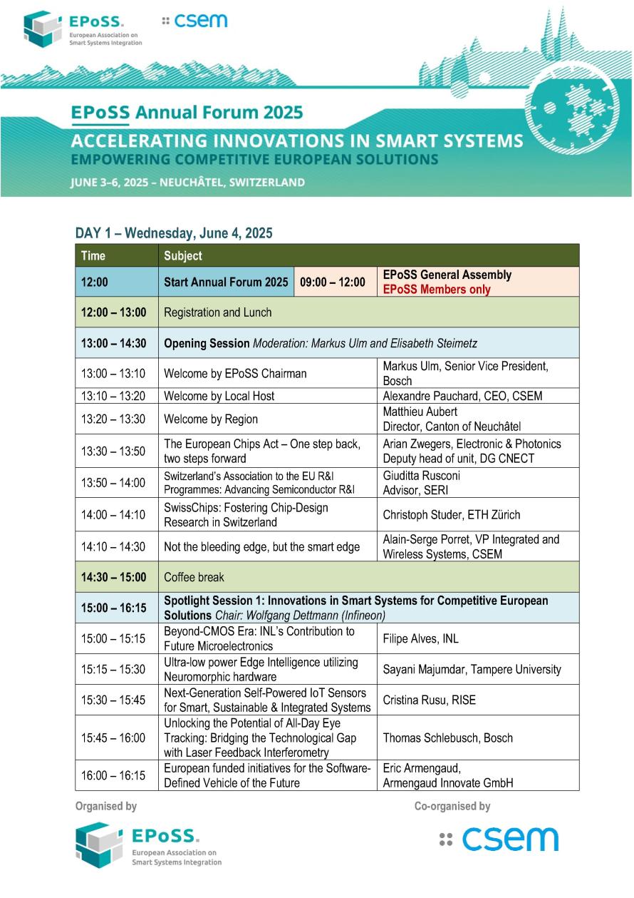 Agenda Annual Forum 3