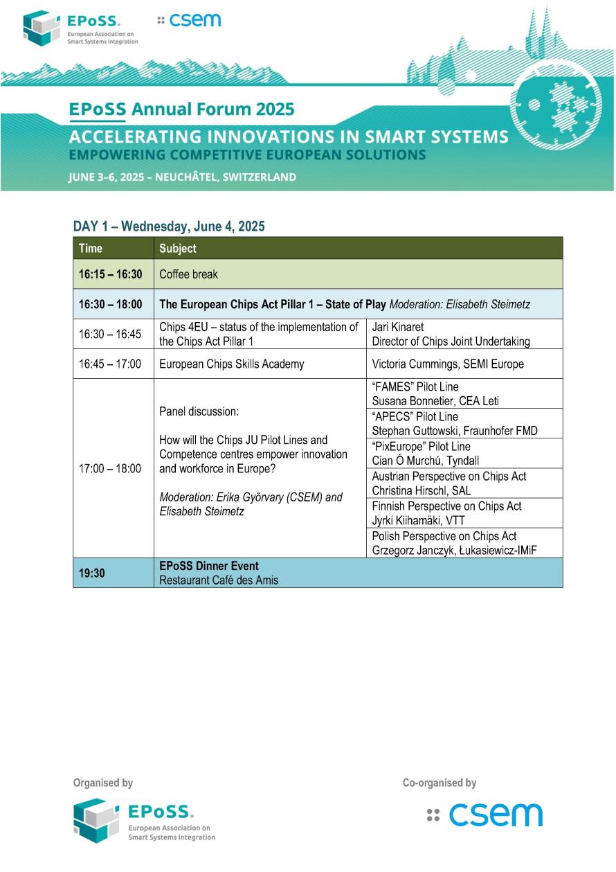 Agenda Annual Forum 4