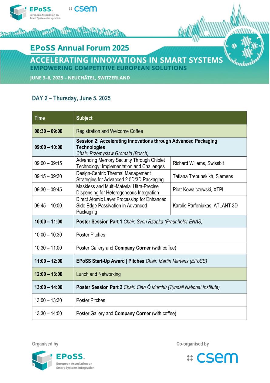 Agenda Annual Forum 5