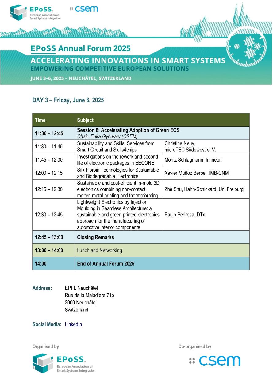 Agenda Annual Forum 8