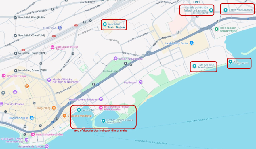 Map Neuchâtel