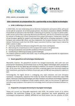 Joint Statement on KDT Cover
