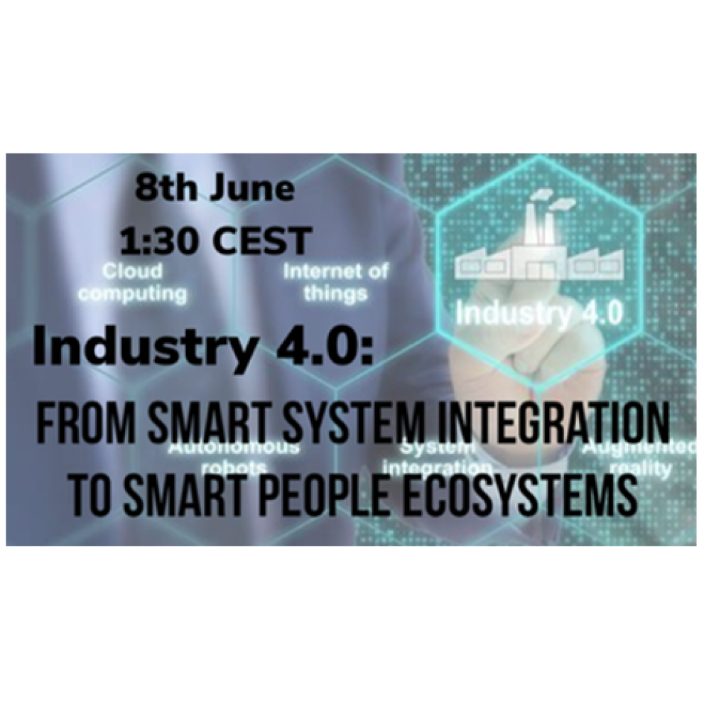 inSSIght Webinar: Industry 4.0 - From Smart Systems Integration to smart people ecosystems SQUARE
