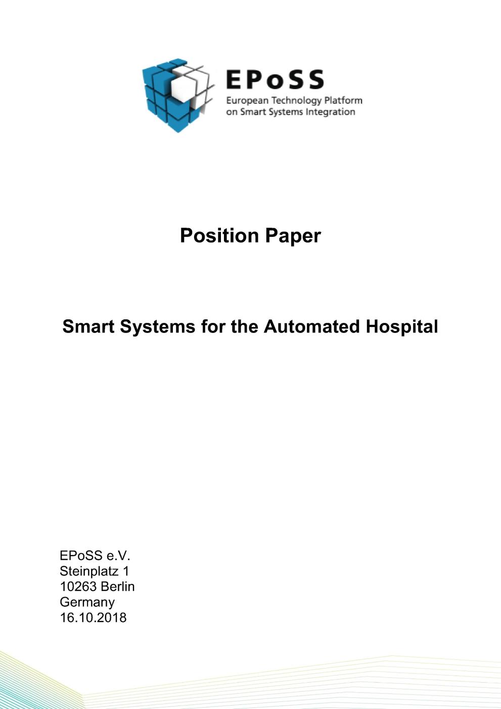 Thumbnail Smart Systems for the Automated Hospital